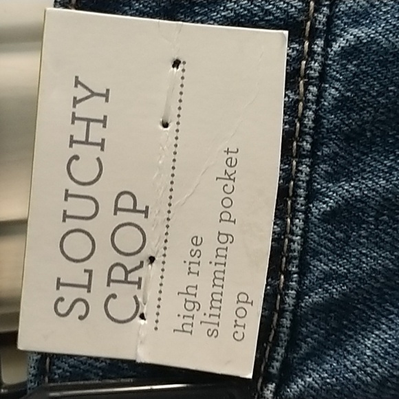 Style & Co. Wide Crop High Rise Slouchy Crop Jeans 14 - Picture 5 of 13